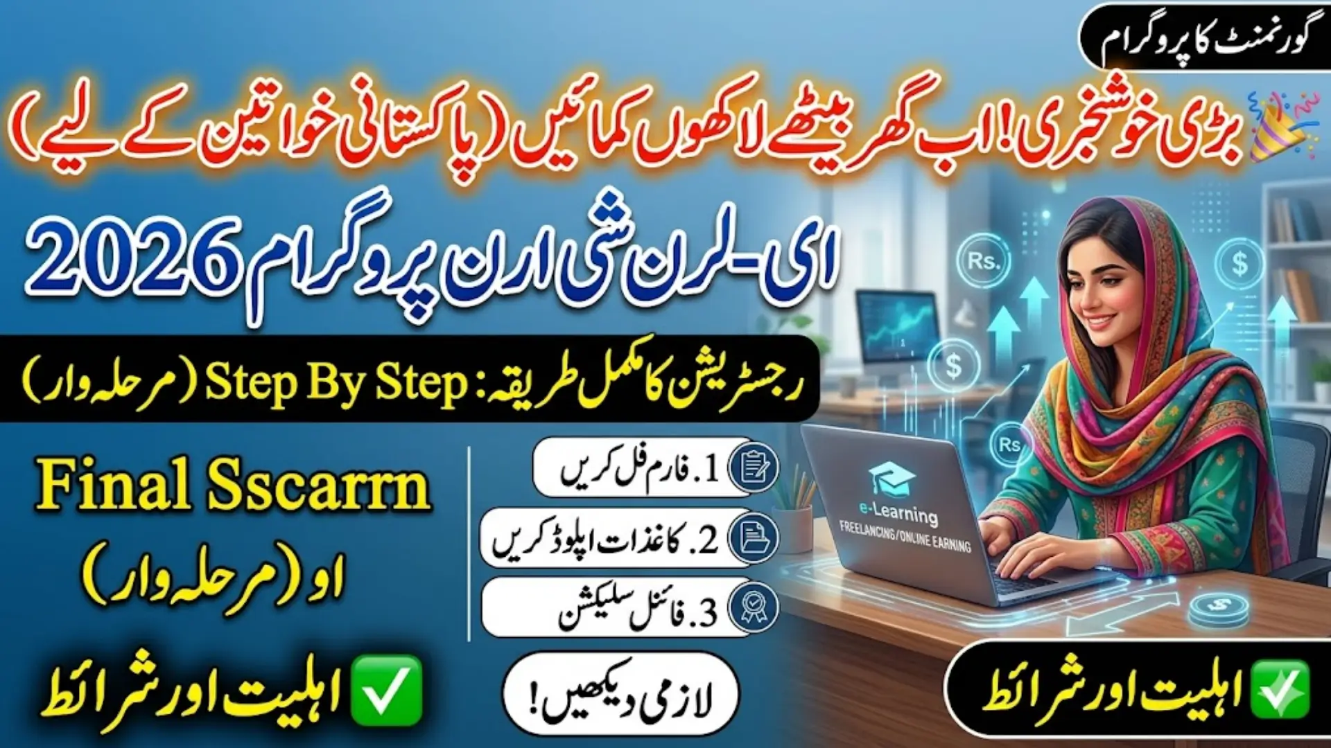 e-Learn She Earn Program 2026 Requirements For Registration Full Details Step By Step