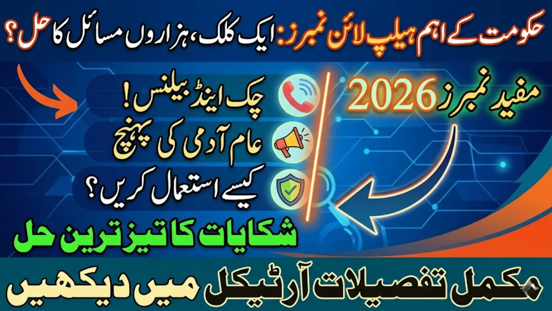 Official Government Helpline Numbers 2026 for Complaints, Education, Health, and Transport