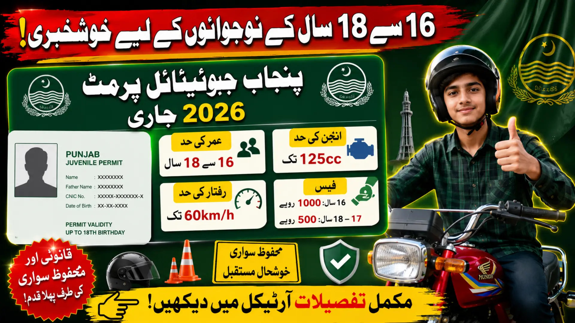Punjab Juvenile Permit 2026 Eligibility, Fees, Requirements, and Application Process