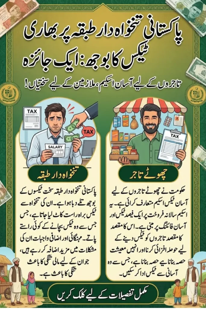 Salaried Class Tax in Pakistan: Why Employees Pay More Than Retailers