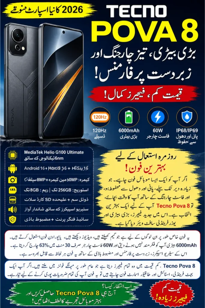 Tecno Pova 8 Review Features, Camera, Performance and Full Specifications