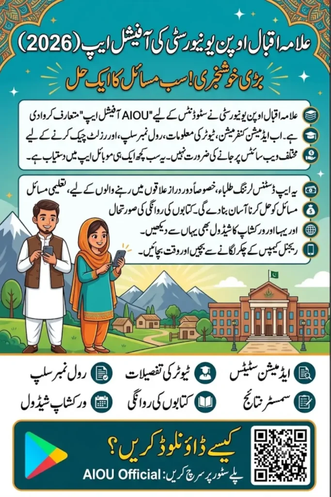 AIOU Official App 2026: Download, Features & Login Guide