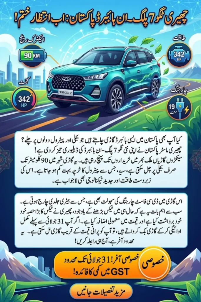Chery Tiggo 7 PHEV Pakistan: 120+ SUVs Delivered, 200 More on the Way