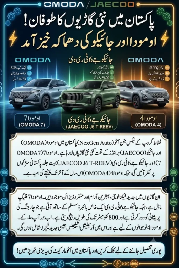 OMODA 7 vs JAECOO J6 T-REEV: Which New SUV Should Pakistani Buyers Wait For?
