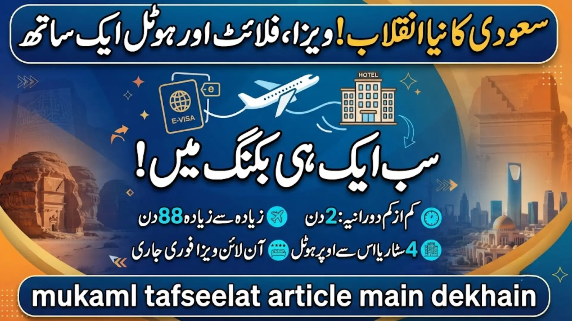 Saudi Package Visa 2026: A New Way to Combine Travel Booking and Visa Application